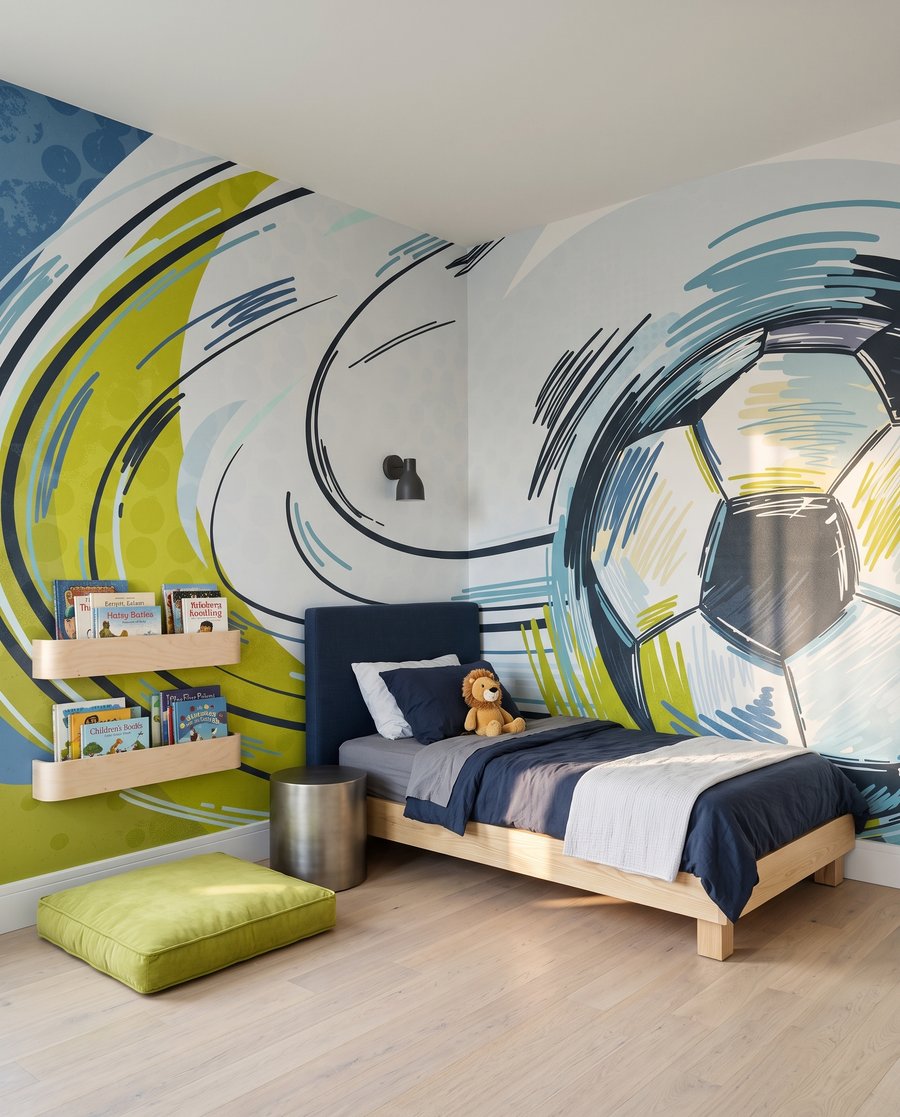 Fotbal în tuș — interior 1