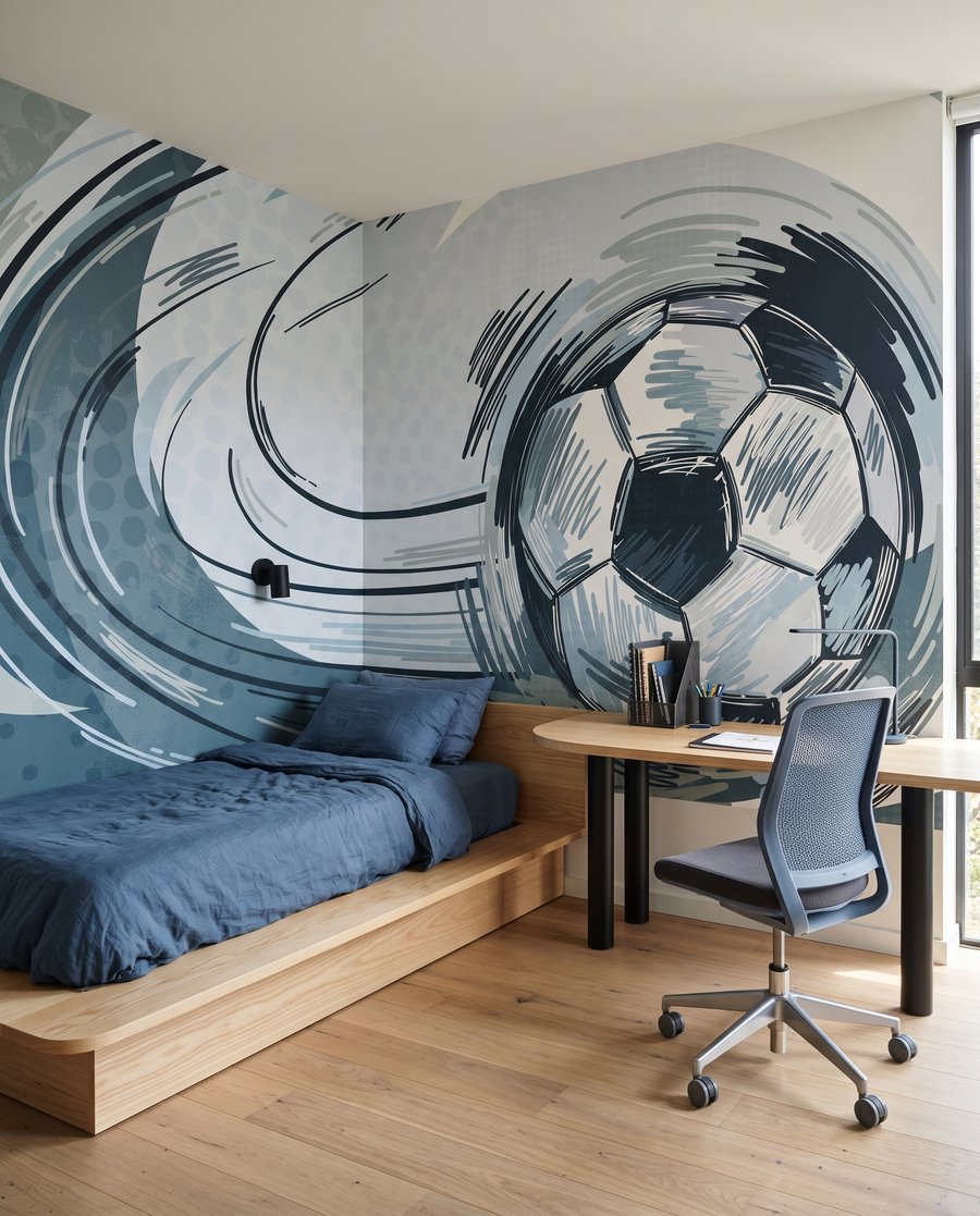 Fotbal în tuș — interior 3
