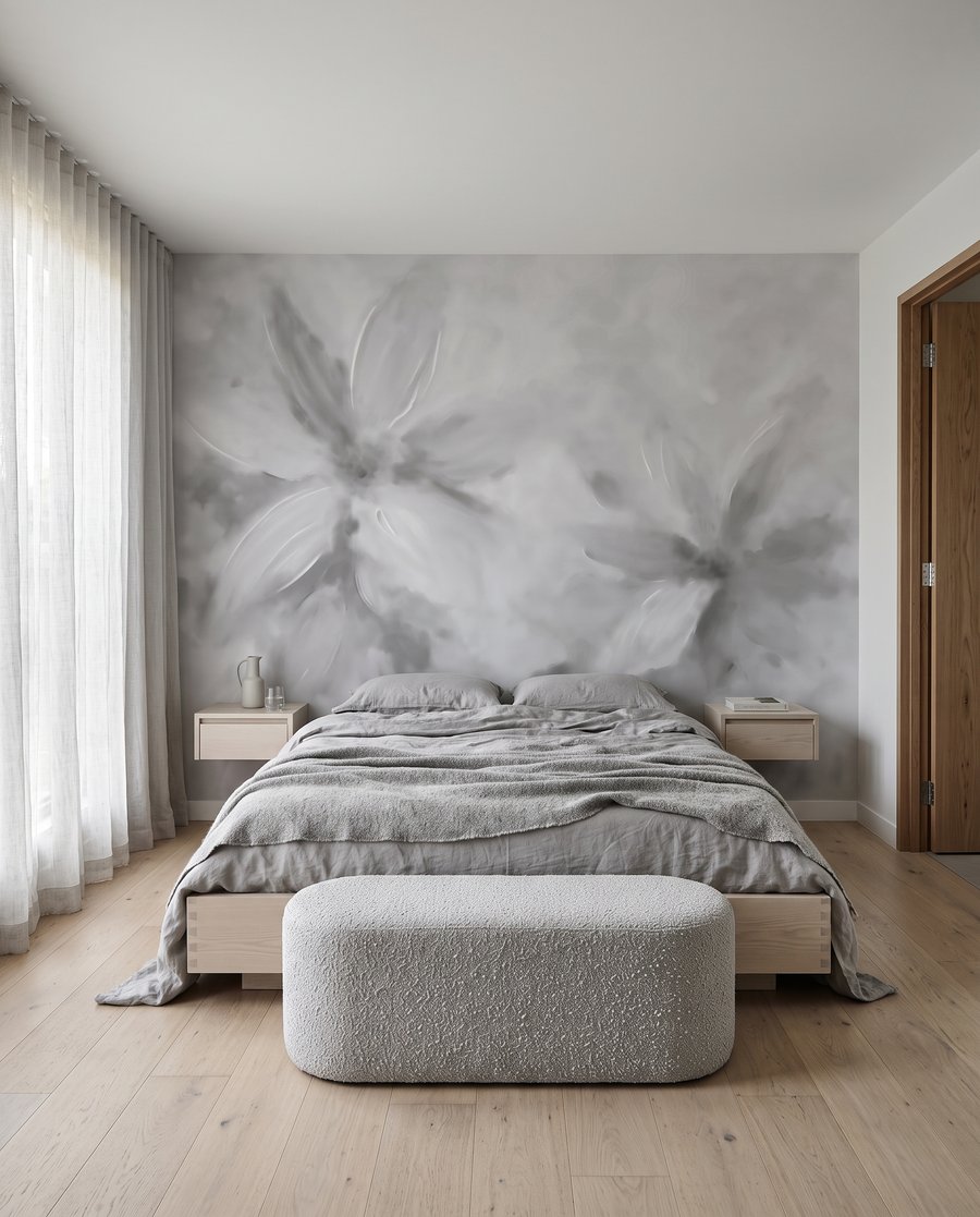 Flori ca evantaie pictate — interior 1