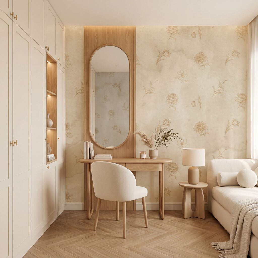 Flori pe vopsea veche — interior 1