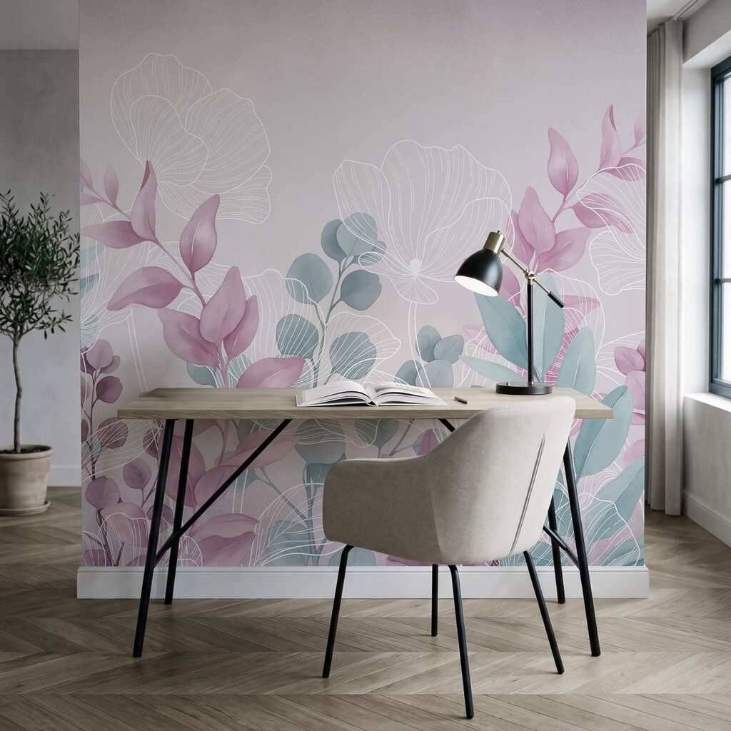 Frunze cu nervuri albe — interior 5