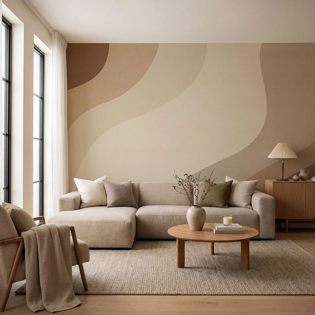 Benzi largi ondulate — interior 1