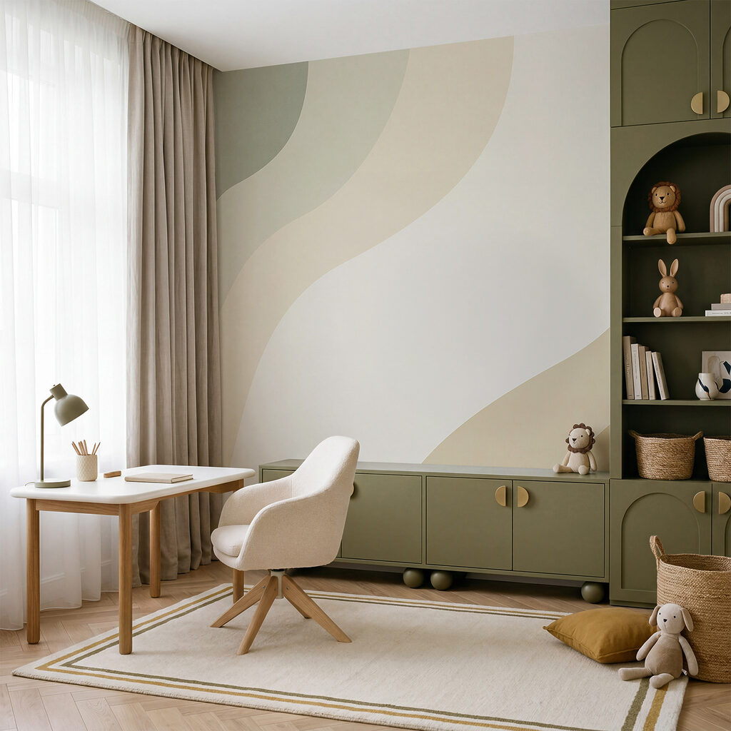 Benzi largi ondulate — interior 2
