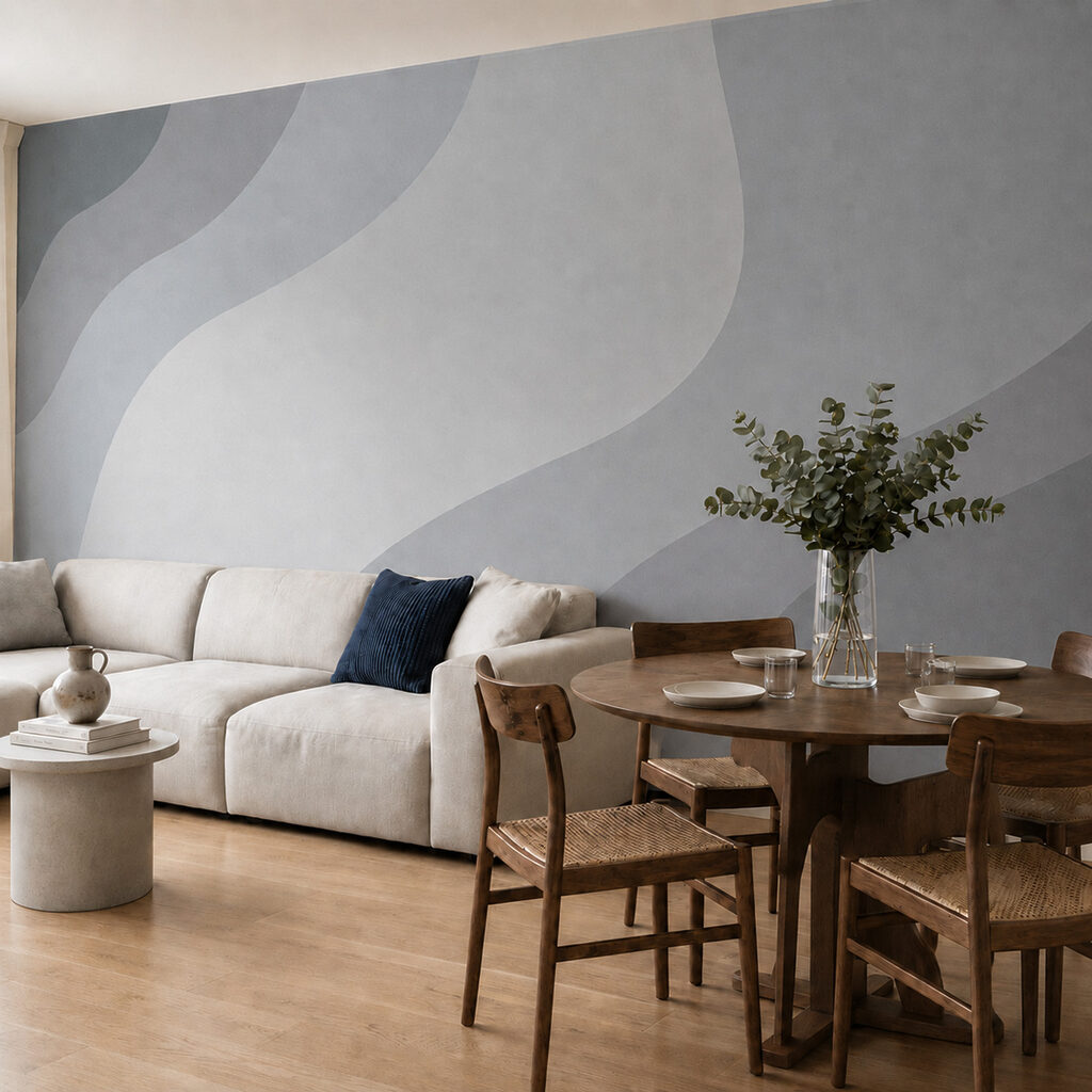 Benzi largi ondulate — interior 2