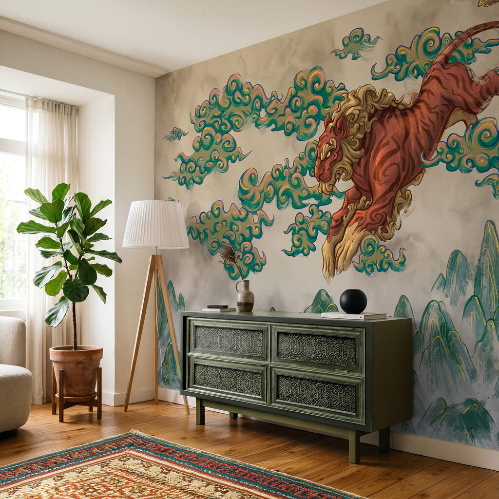 Tigru printre nori — interior 2