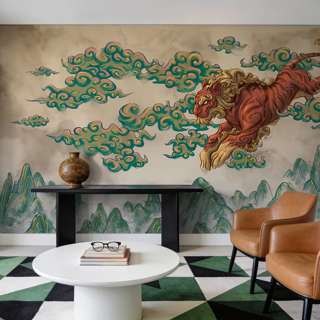 Tigru printre nori — interior 3