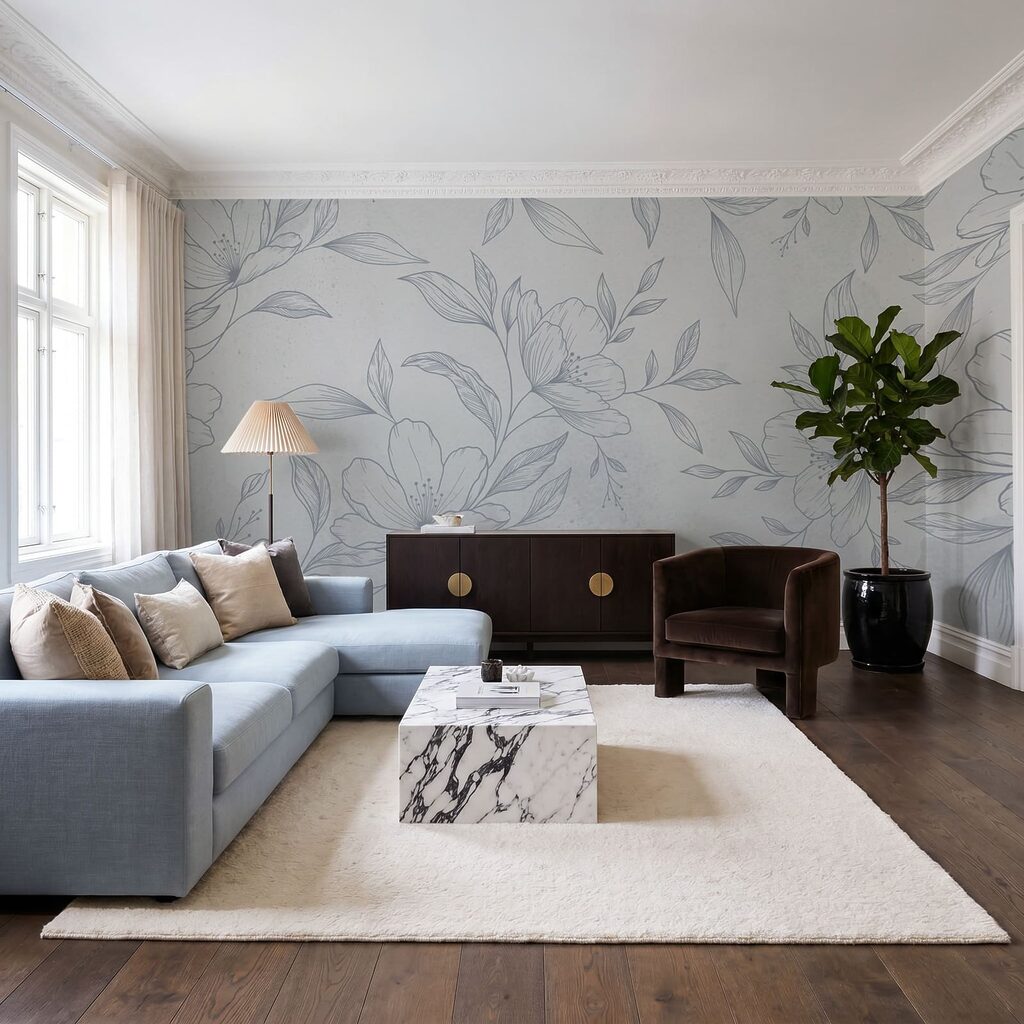 Ramuri fine, flori mici — interior 2