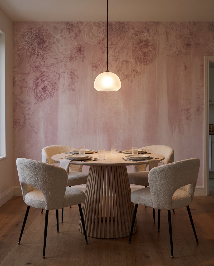 Flori deasupra vopselei — interior 5