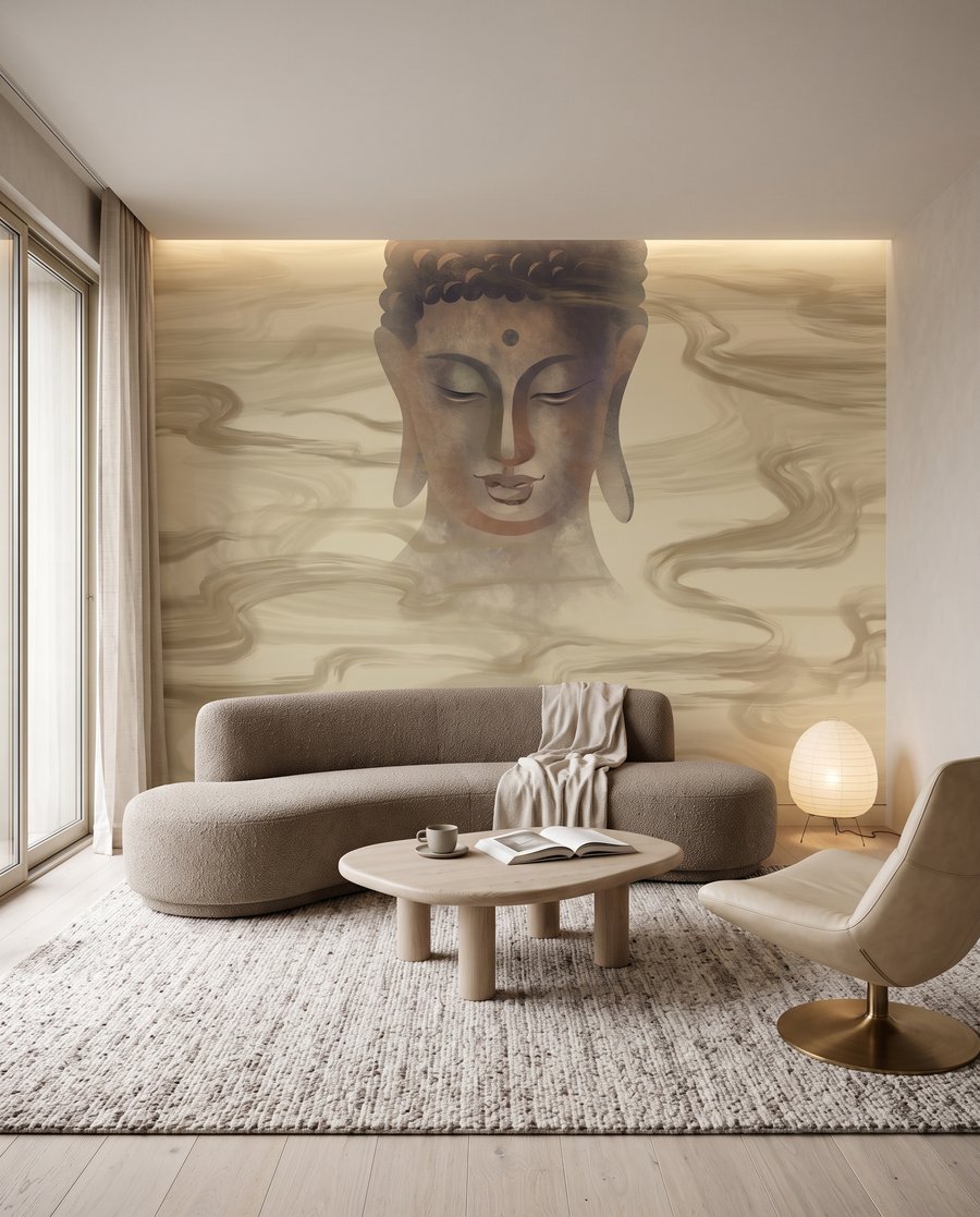 Buddha printre curenți aurii — interior 3