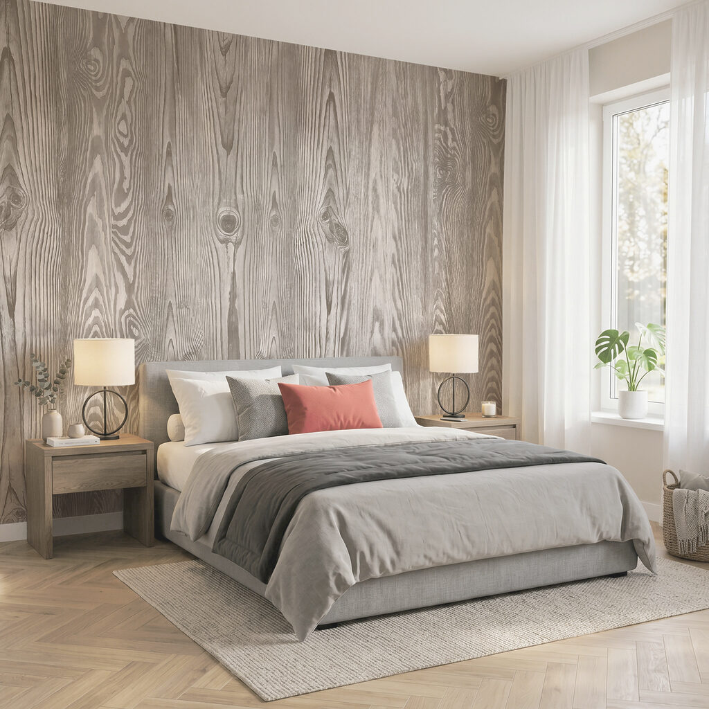 Lemn în benzi deschise — interior 1