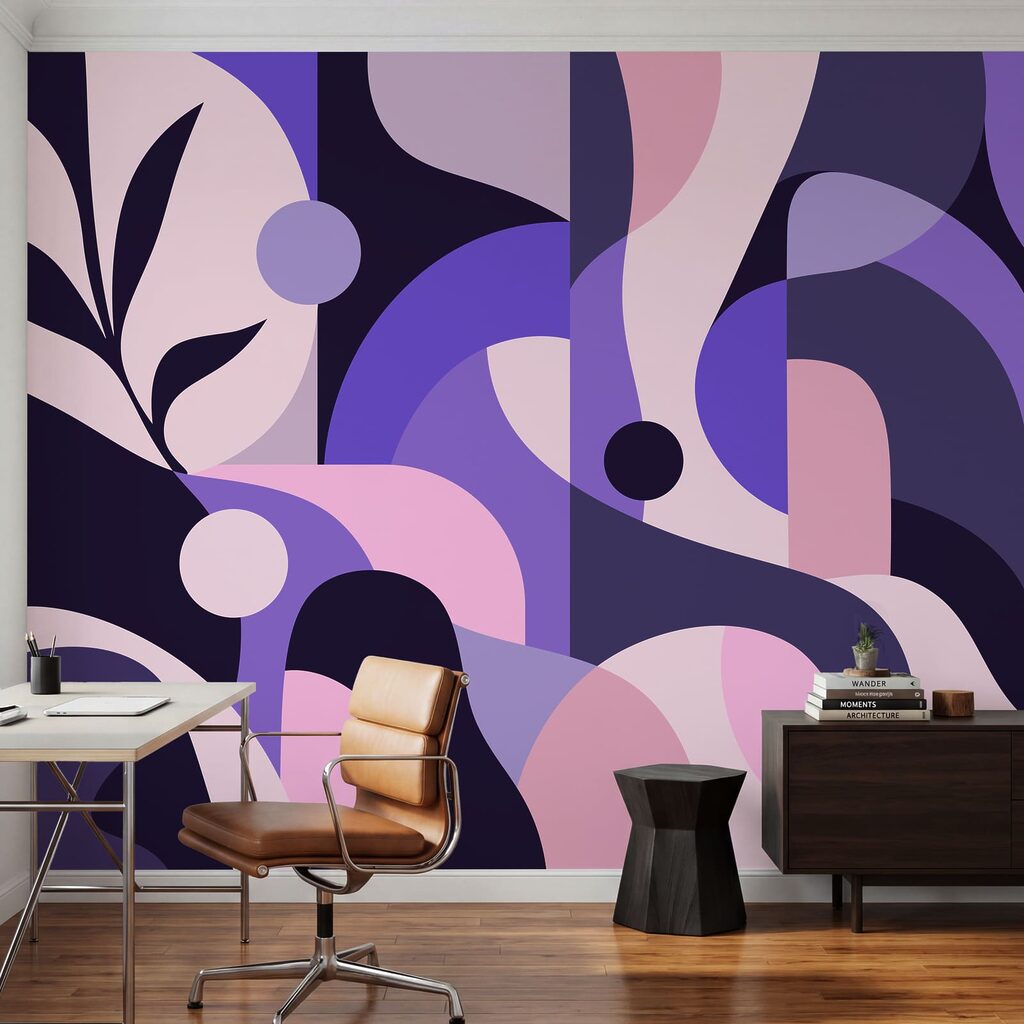 Benzi colorate și frunze — interior 2