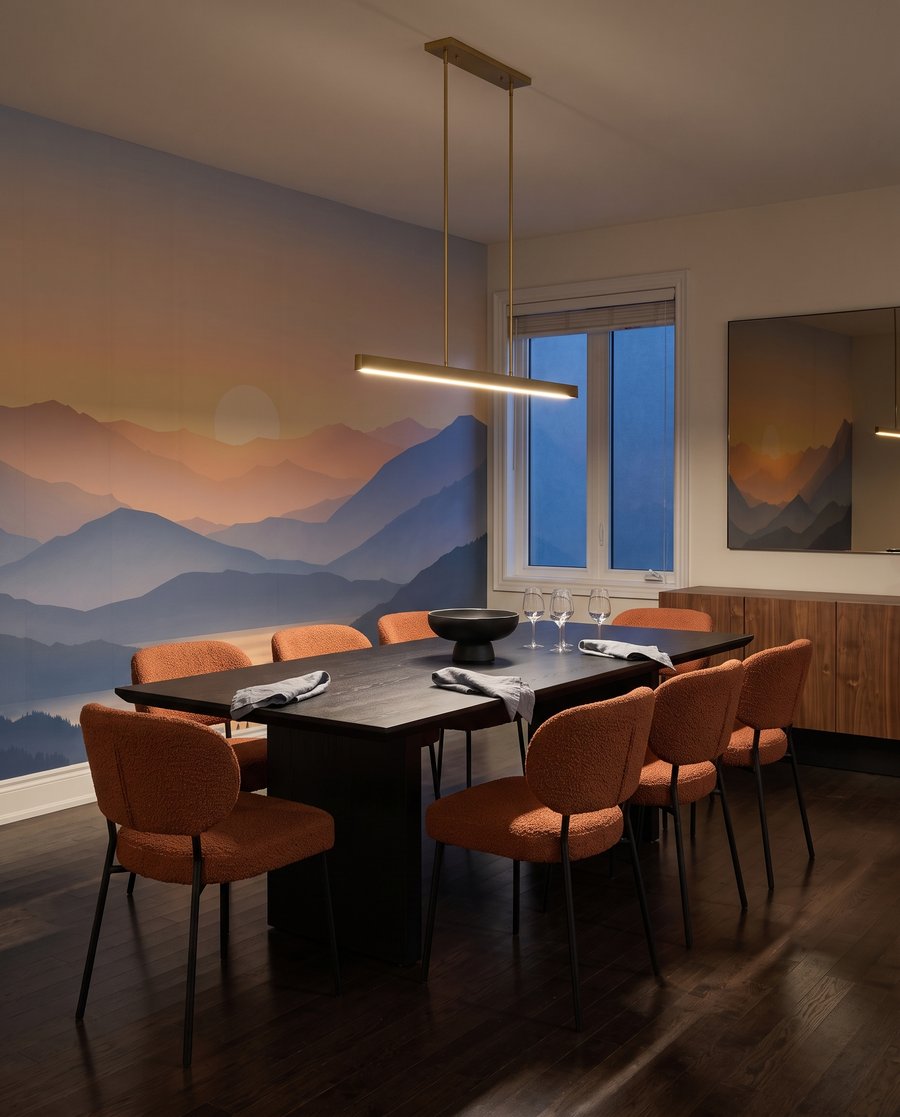 Lac montan la apus — interior 4