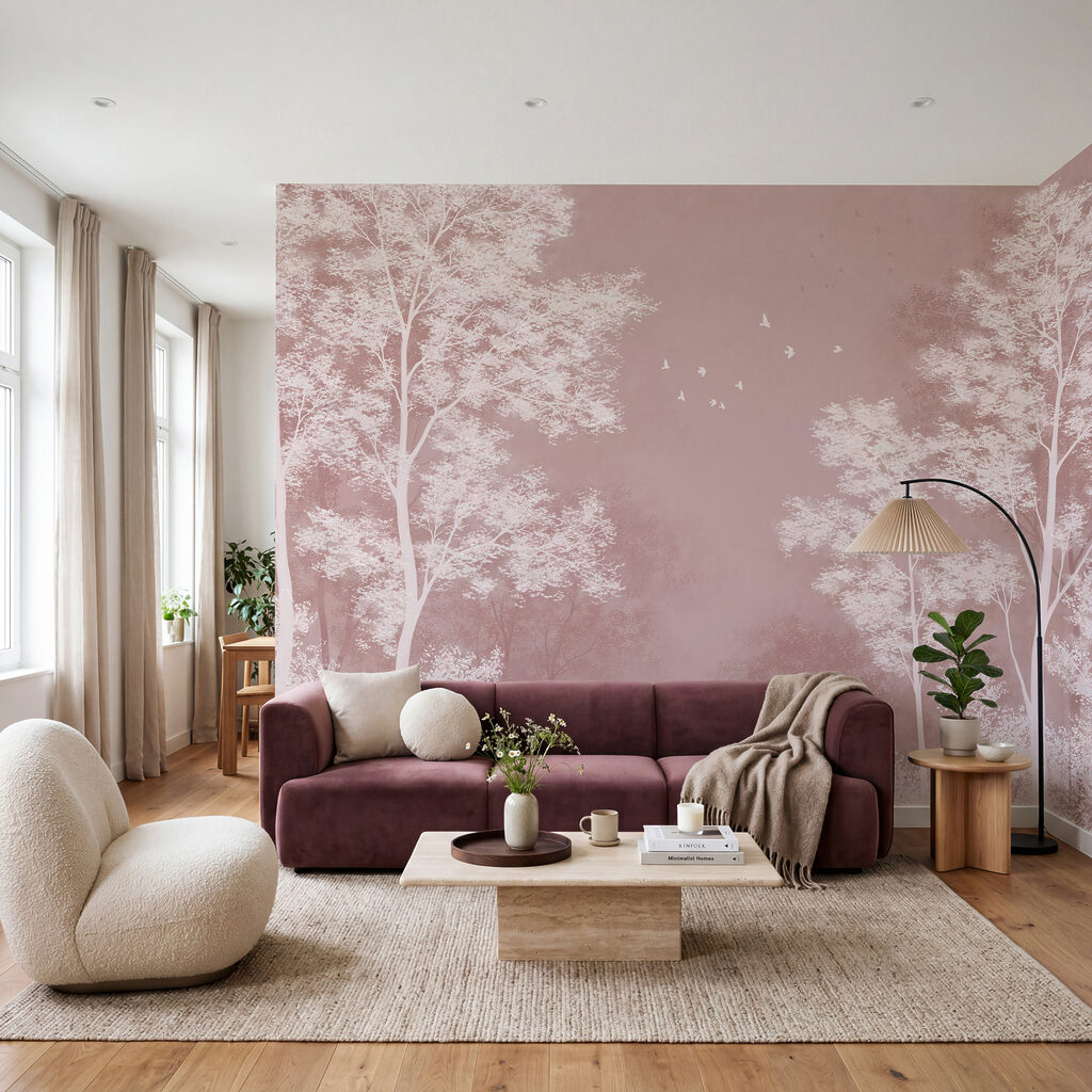 Copaci palizi în lumină — interior 3