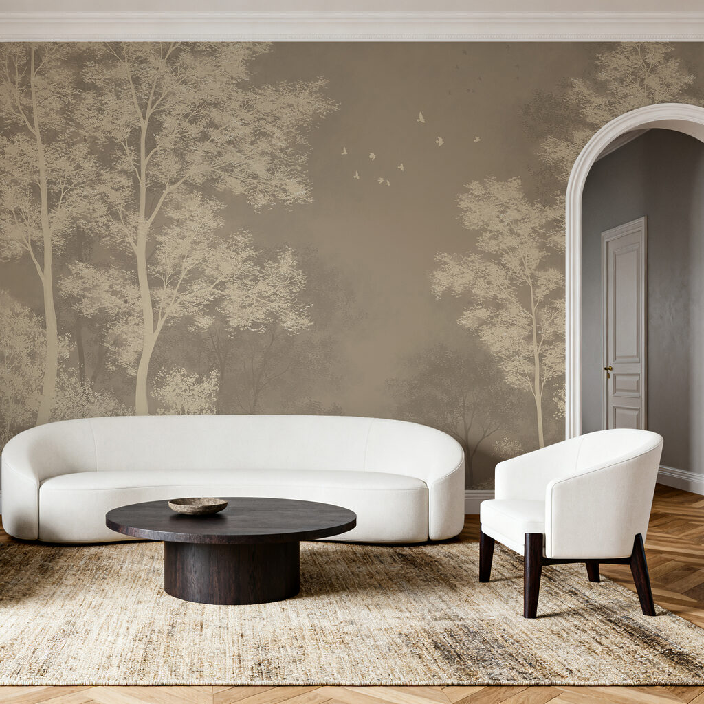 Copaci palizi în lumină — interior 1