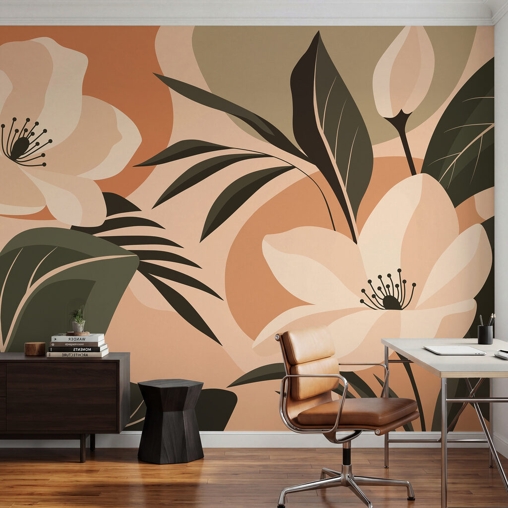 Flori printre frunze colorate — interior 5