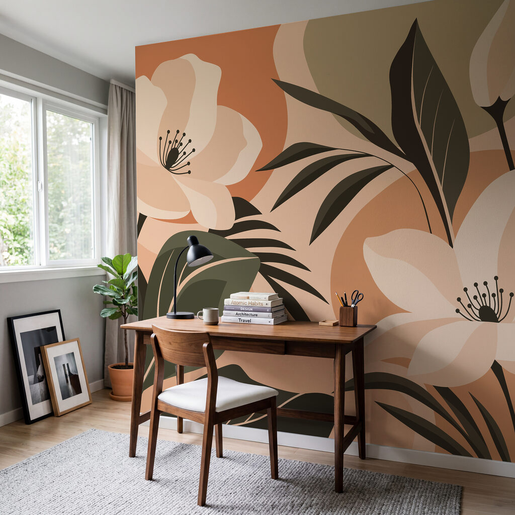 Flori printre frunze colorate — interior 4