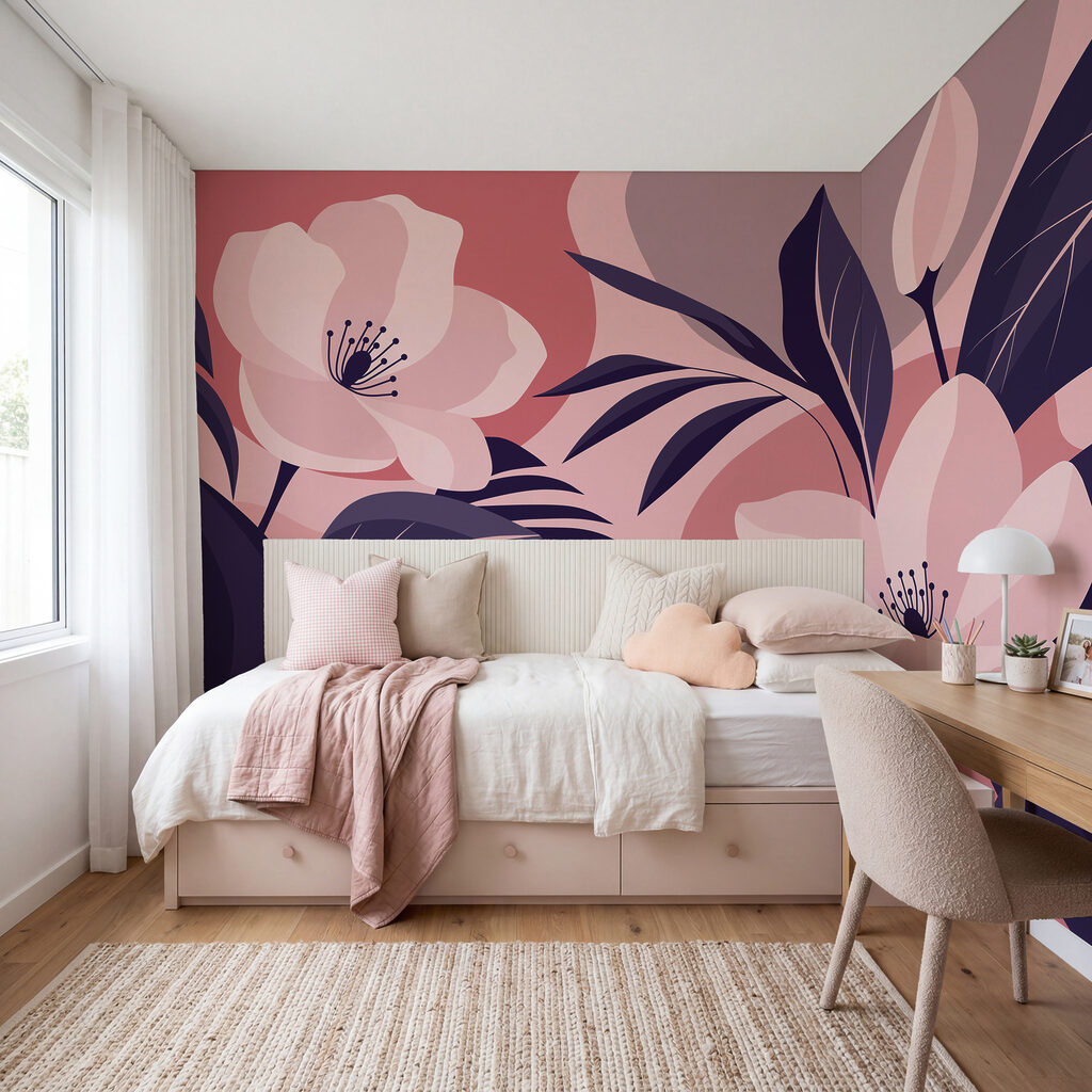 Flori printre frunze colorate — interior 3