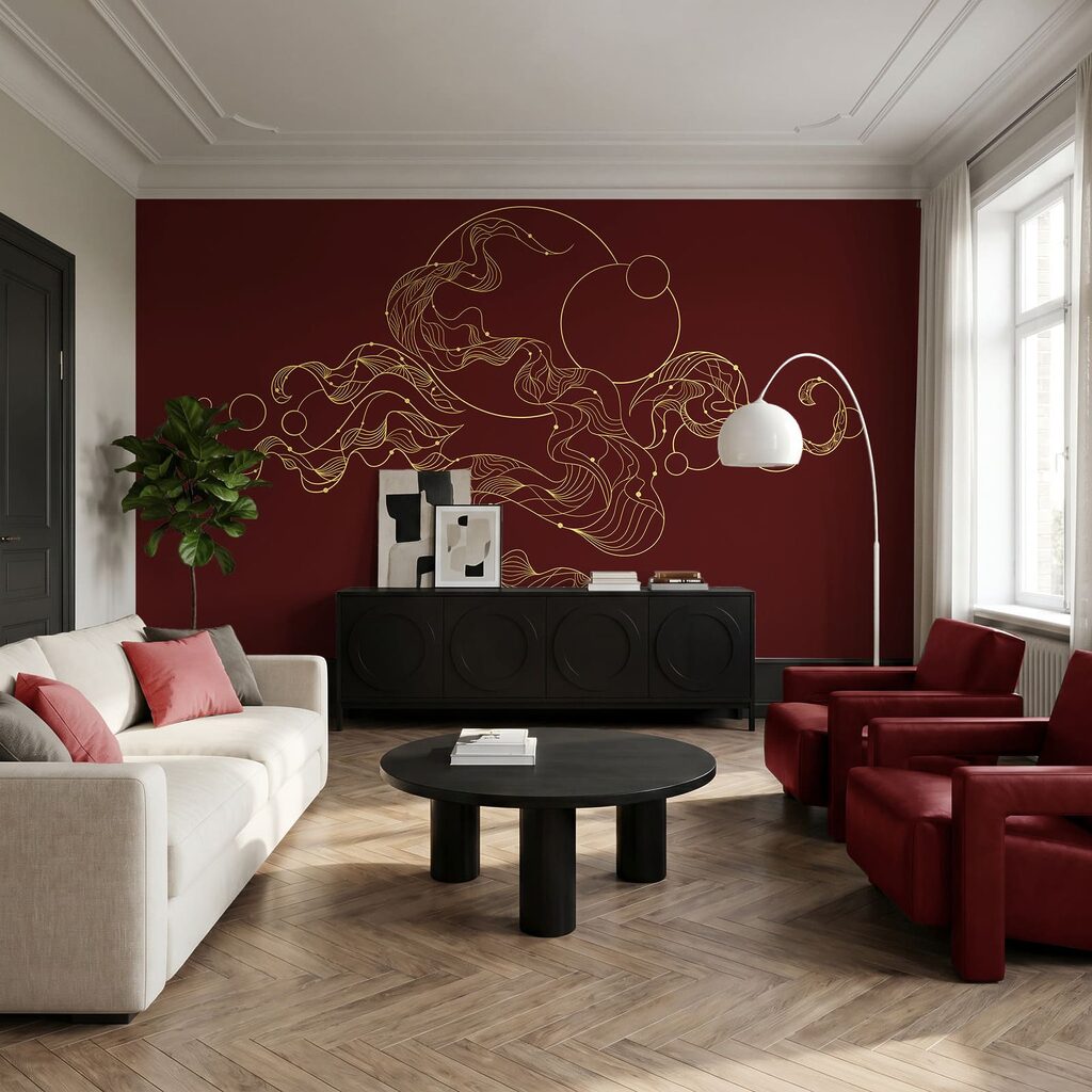 Văluri în jurul cercurilor — interior 1