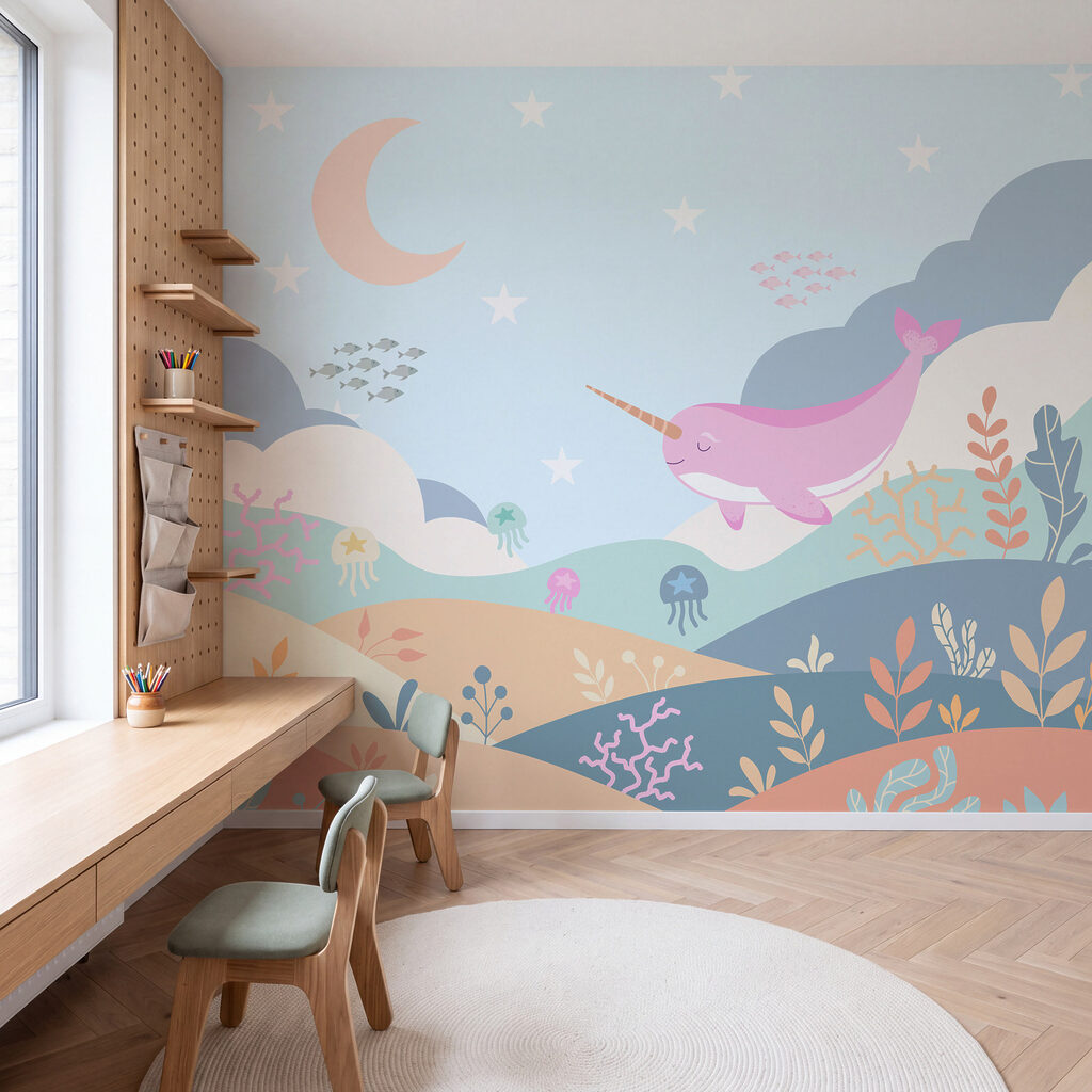 Narval deasupra recifului — interior 2