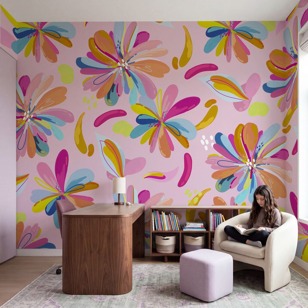 Flori ca pene colorate — interior 5