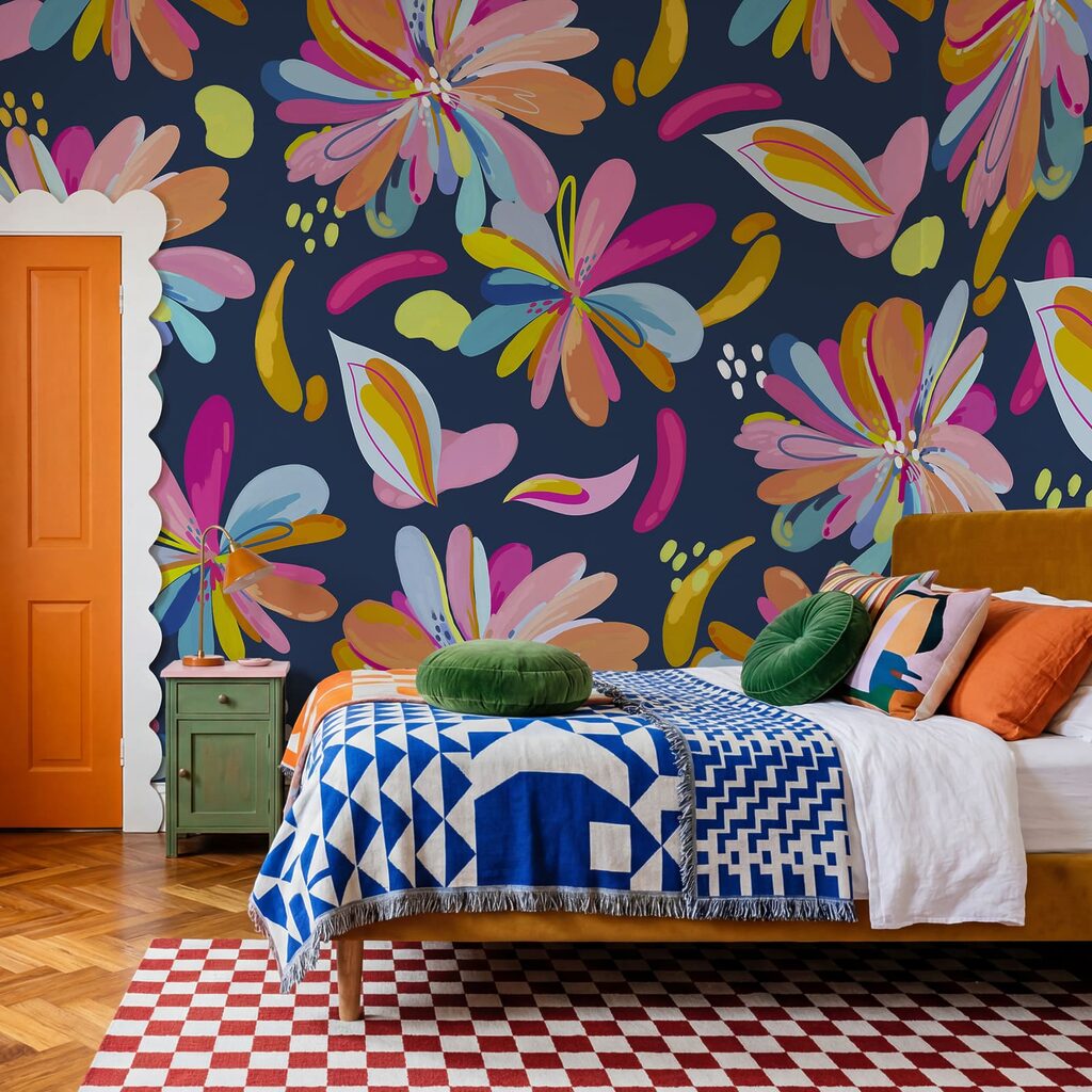 Flori ca pene colorate — interior 1