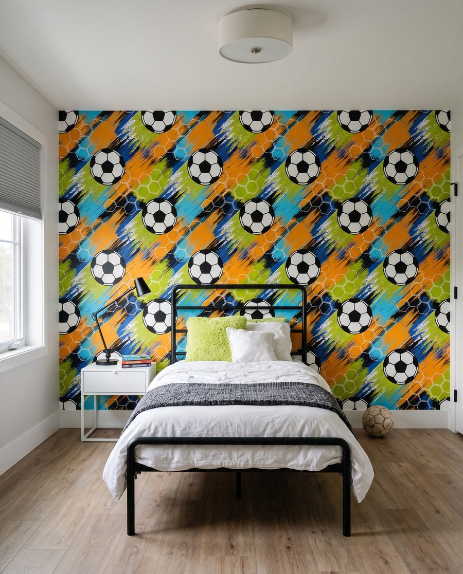 Mingi de fotbal — interior 2