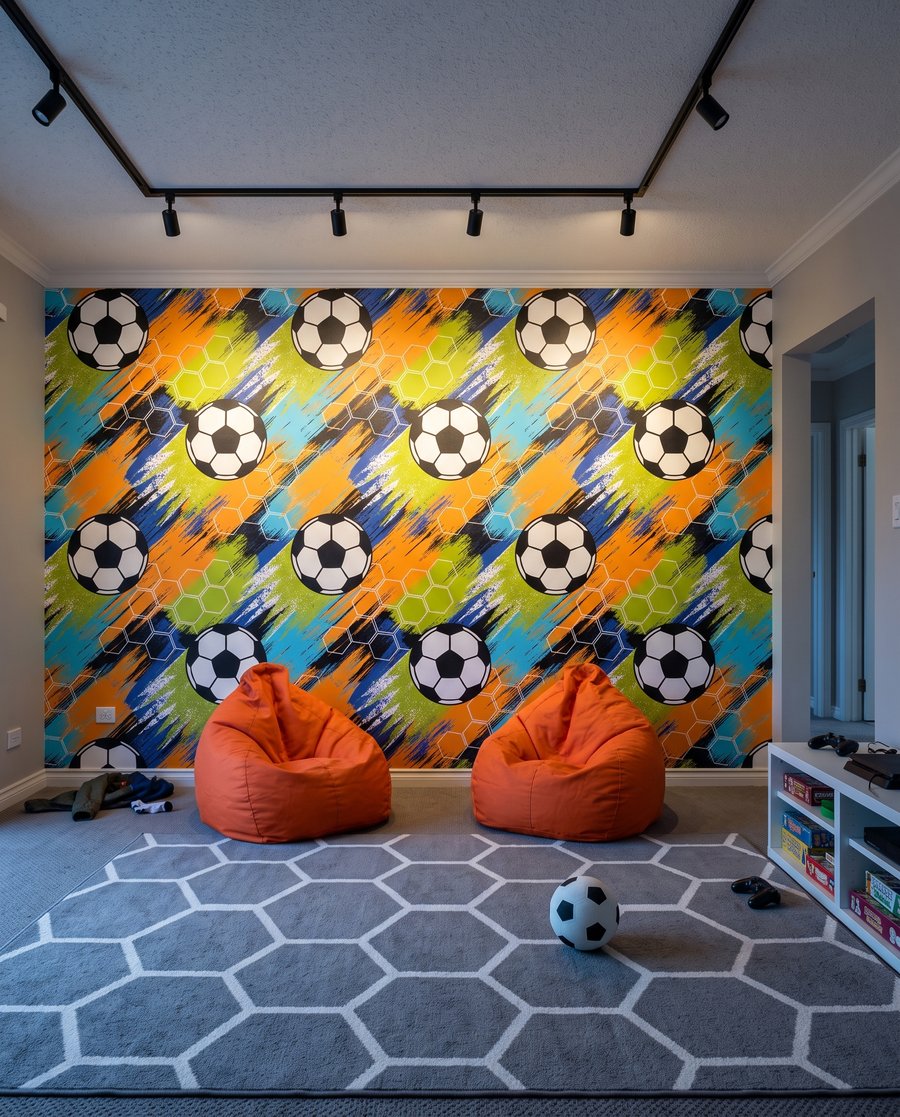 Mingi de fotbal — interior 3