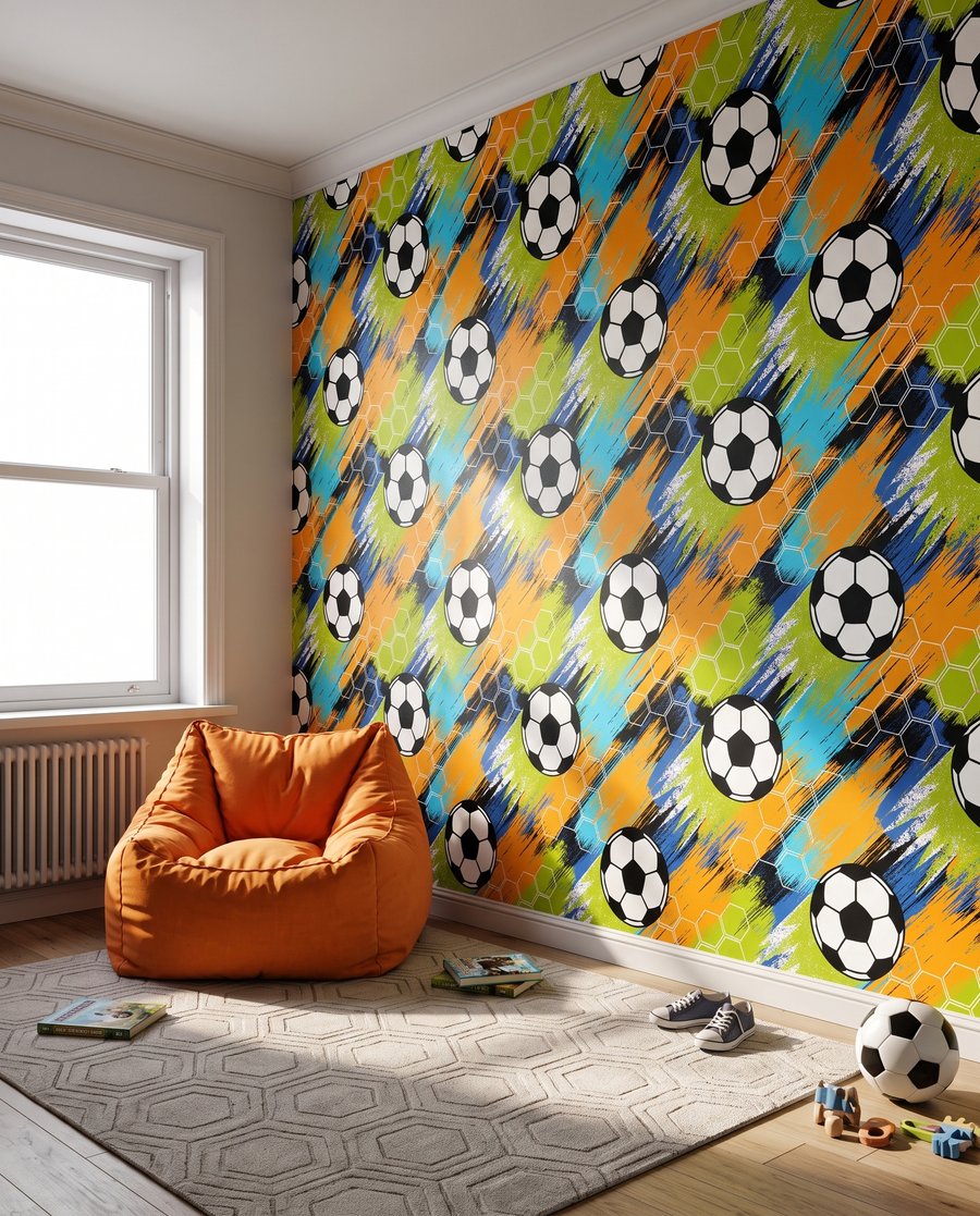 Mingi de fotbal — interior 4