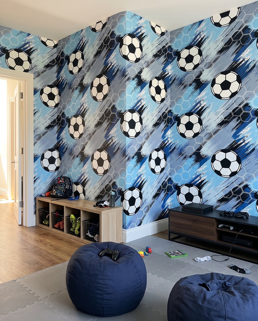 Mingi de fotbal — interior 4