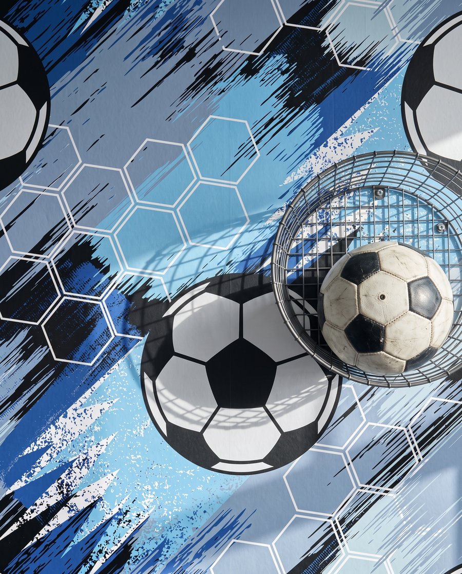 Mingi de fotbal — detaliu
