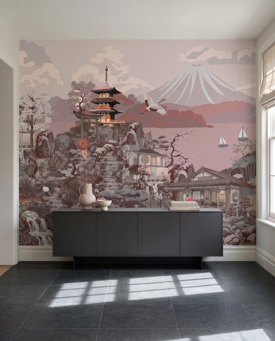 Pagode într-un peisaj dens — interior 6