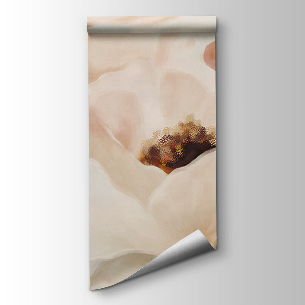 Flori crem în tușe — vizualizare produs