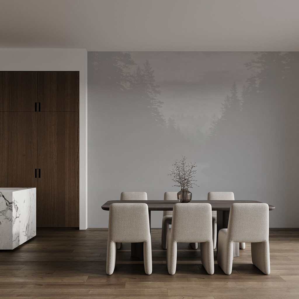 Pădure estompată — interior 3