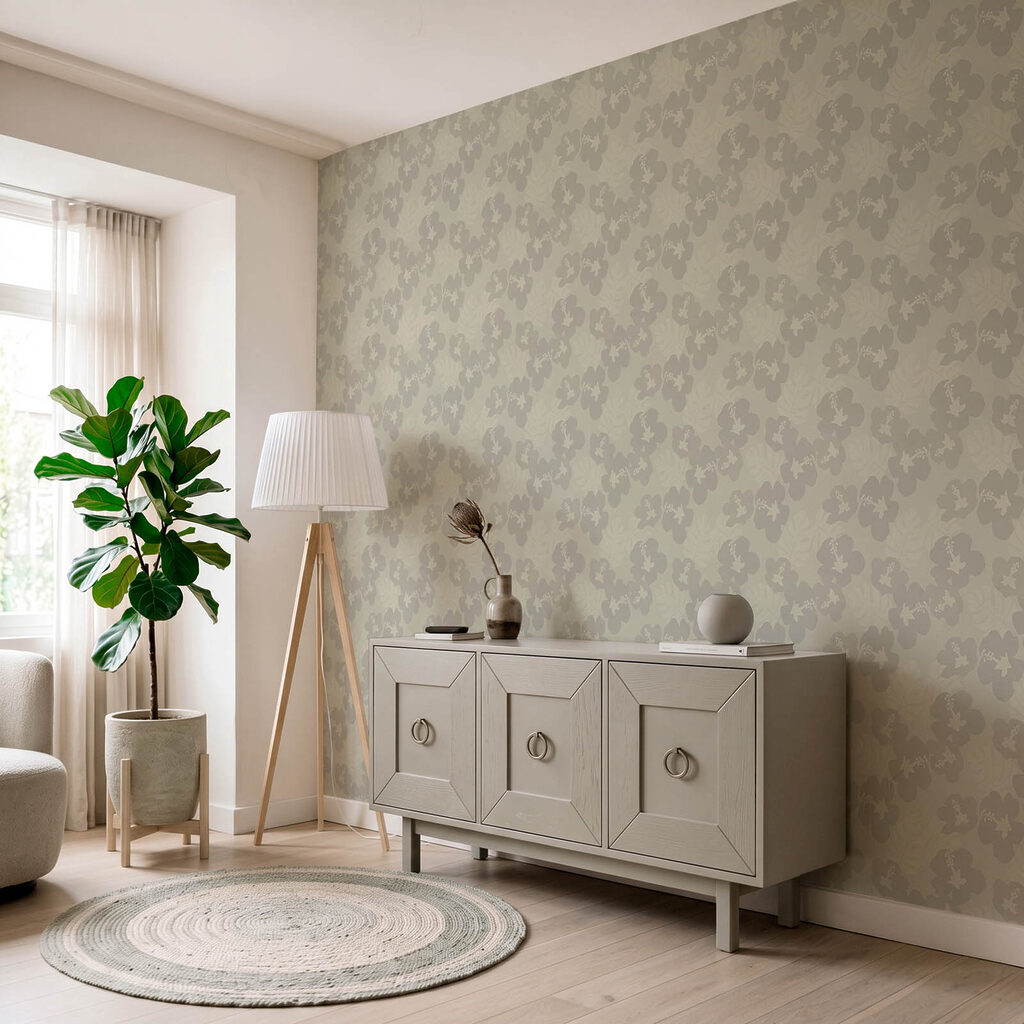 Cununi mici în verde într-un interior