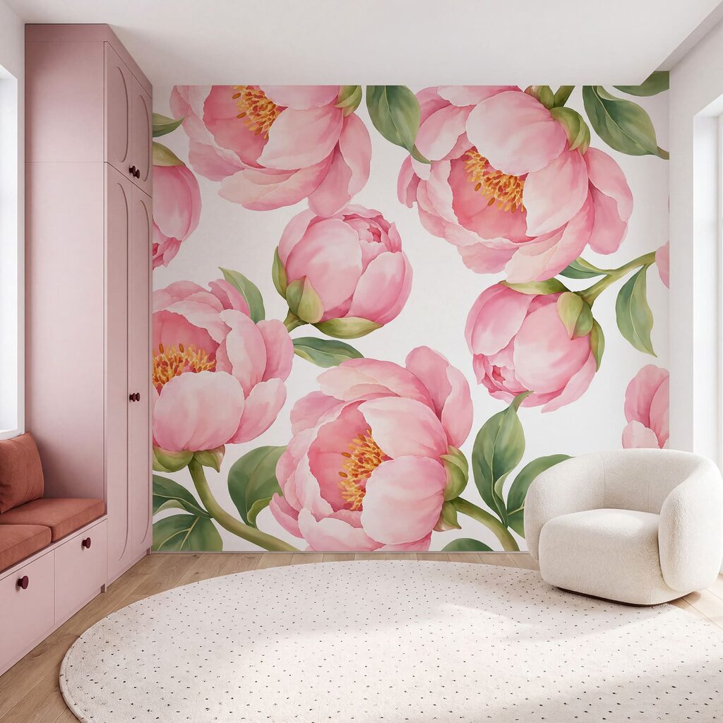Flori roz deschise — interior 5