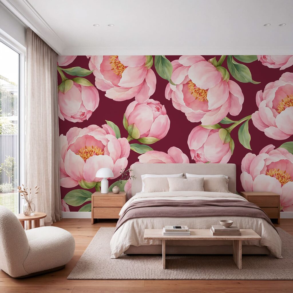 Flori roz deschise — interior 2