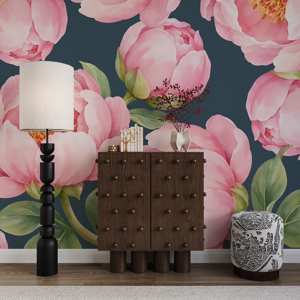 Flori roz deschise — interior 3
