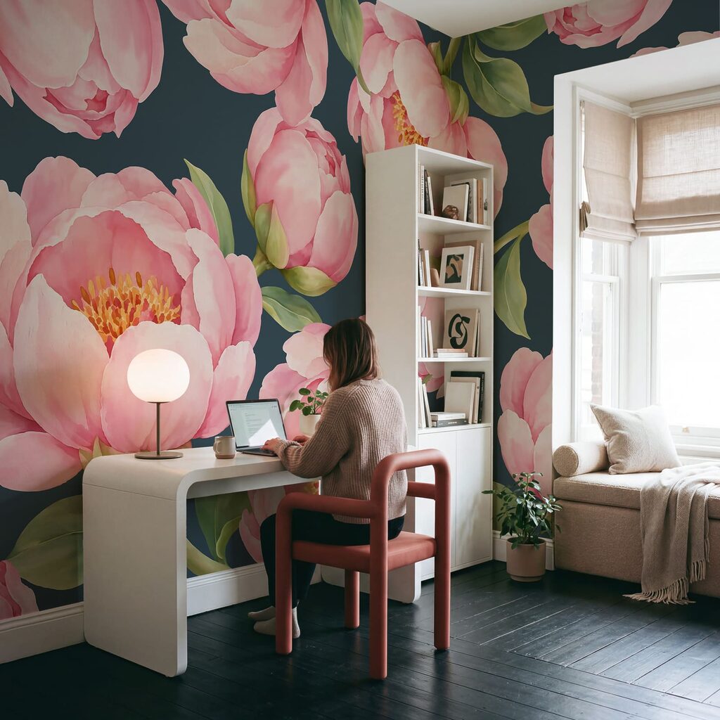 Flori roz deschise — interior 5