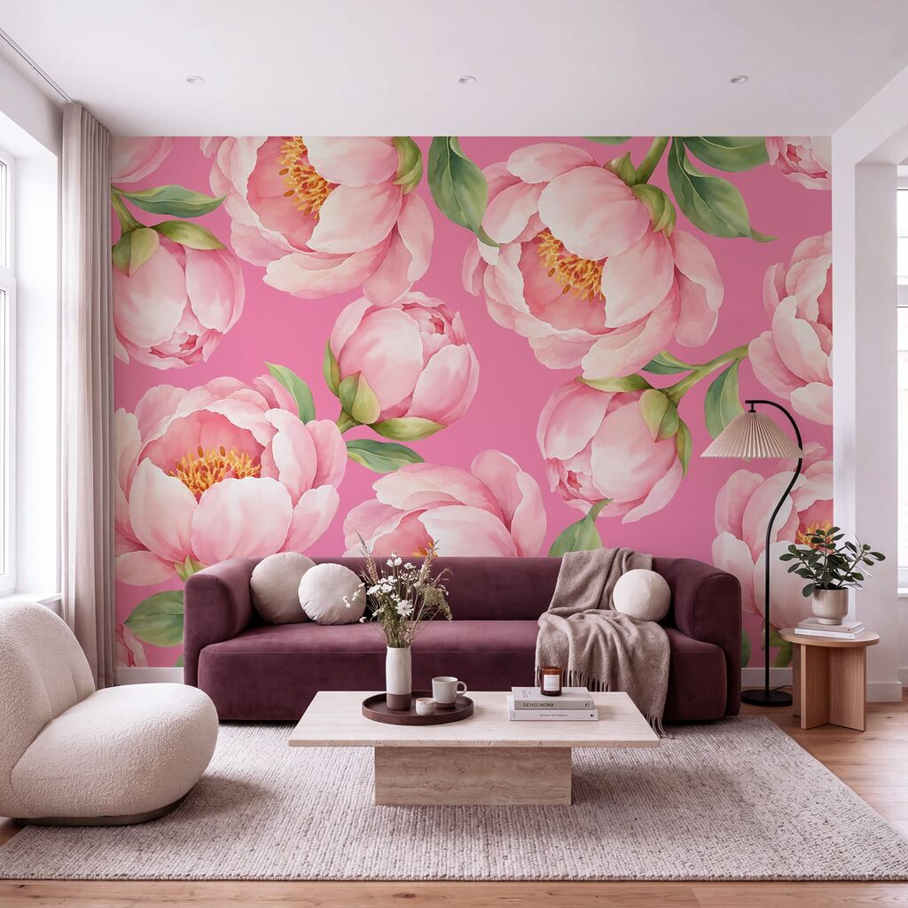 Flori roz deschise — interior 4