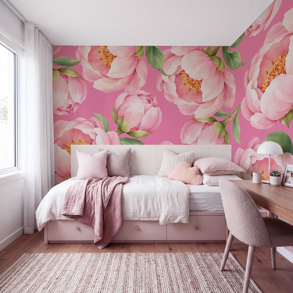 Flori roz deschise — interior 5