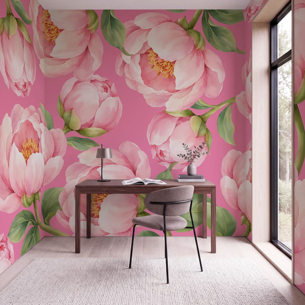 Flori roz deschise — interior 6