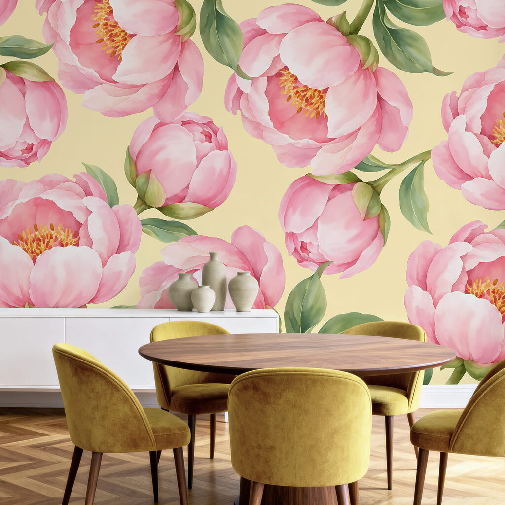 Flori roz deschise — interior 5
