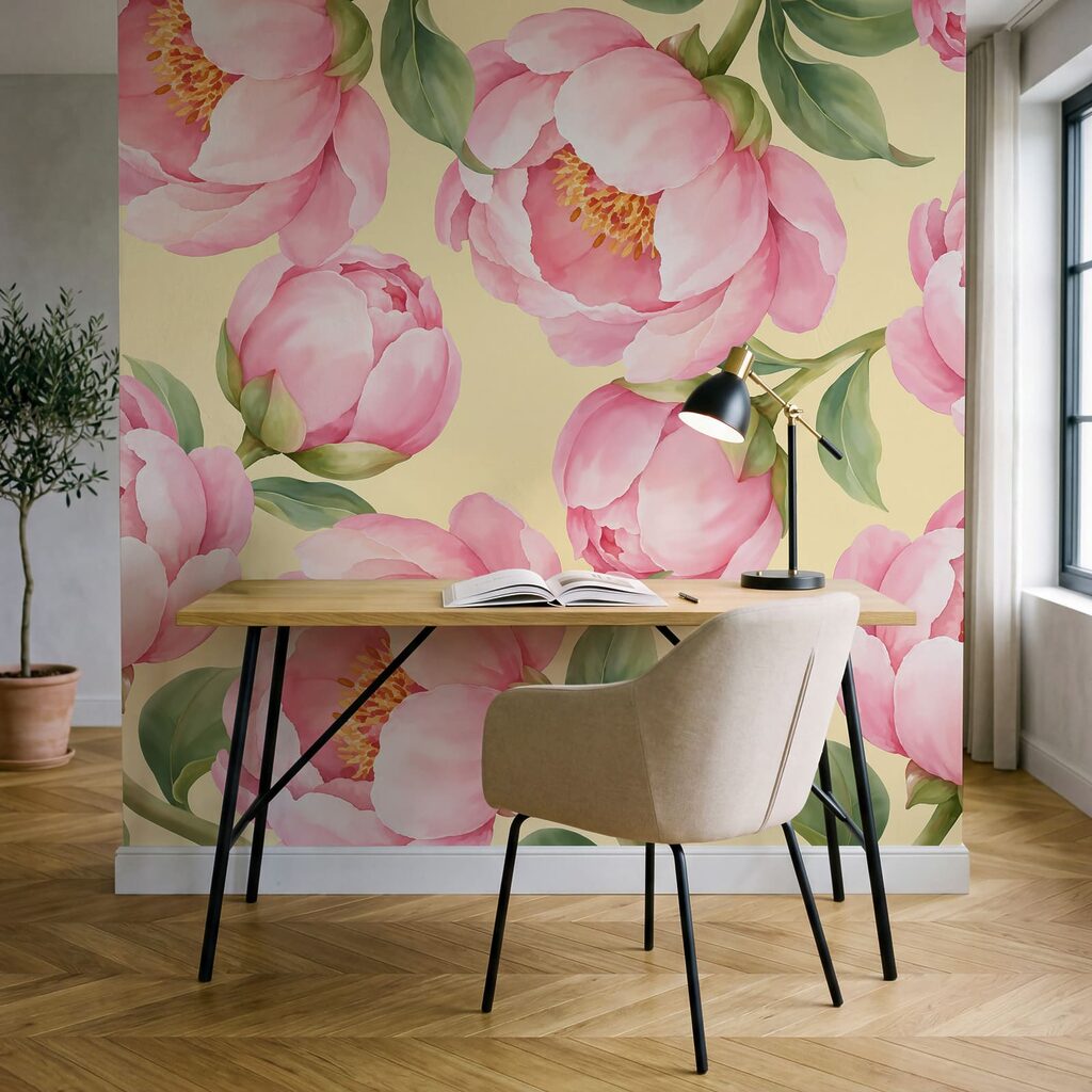 Flori roz deschise — interior 6