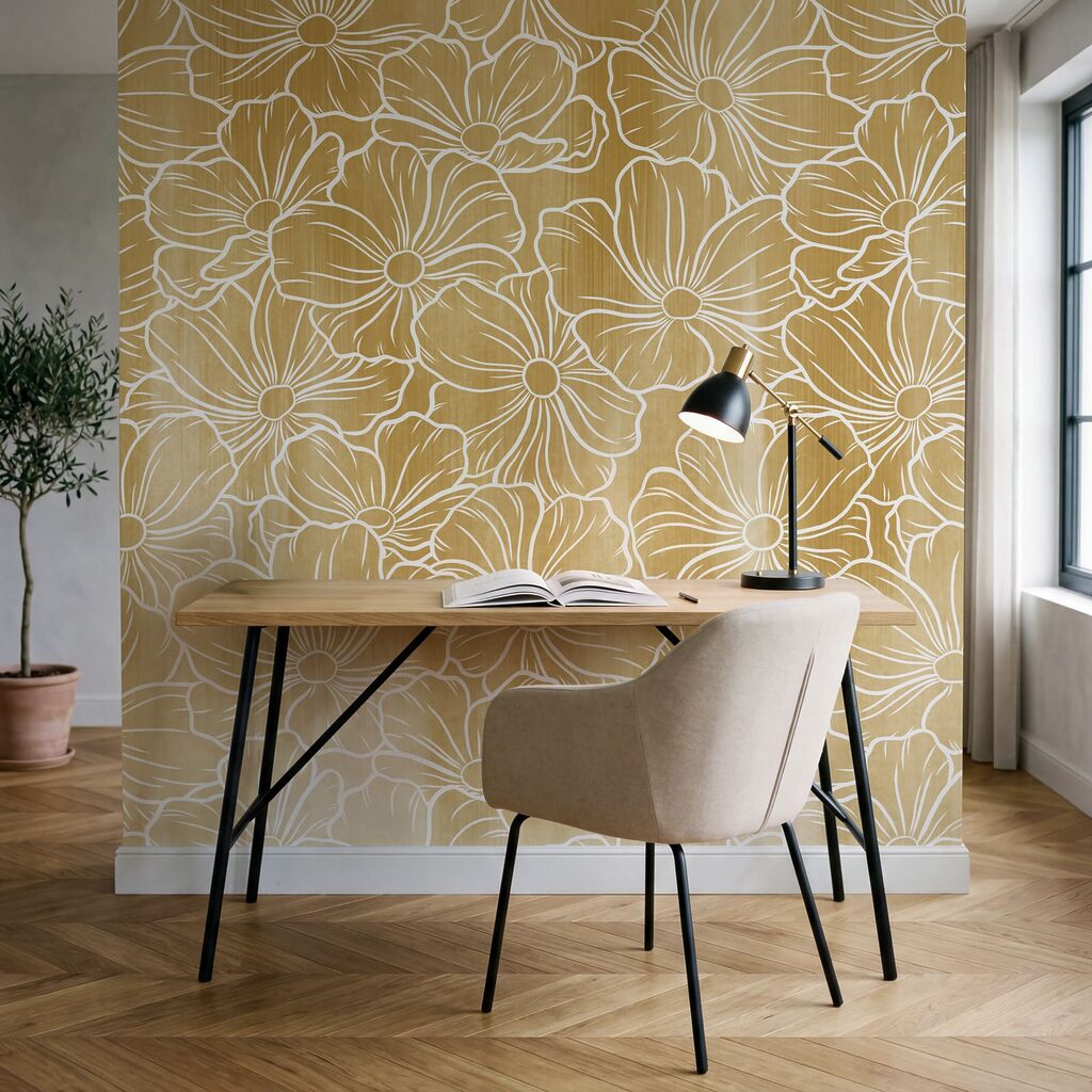 Contururi albe de flori — interior 5
