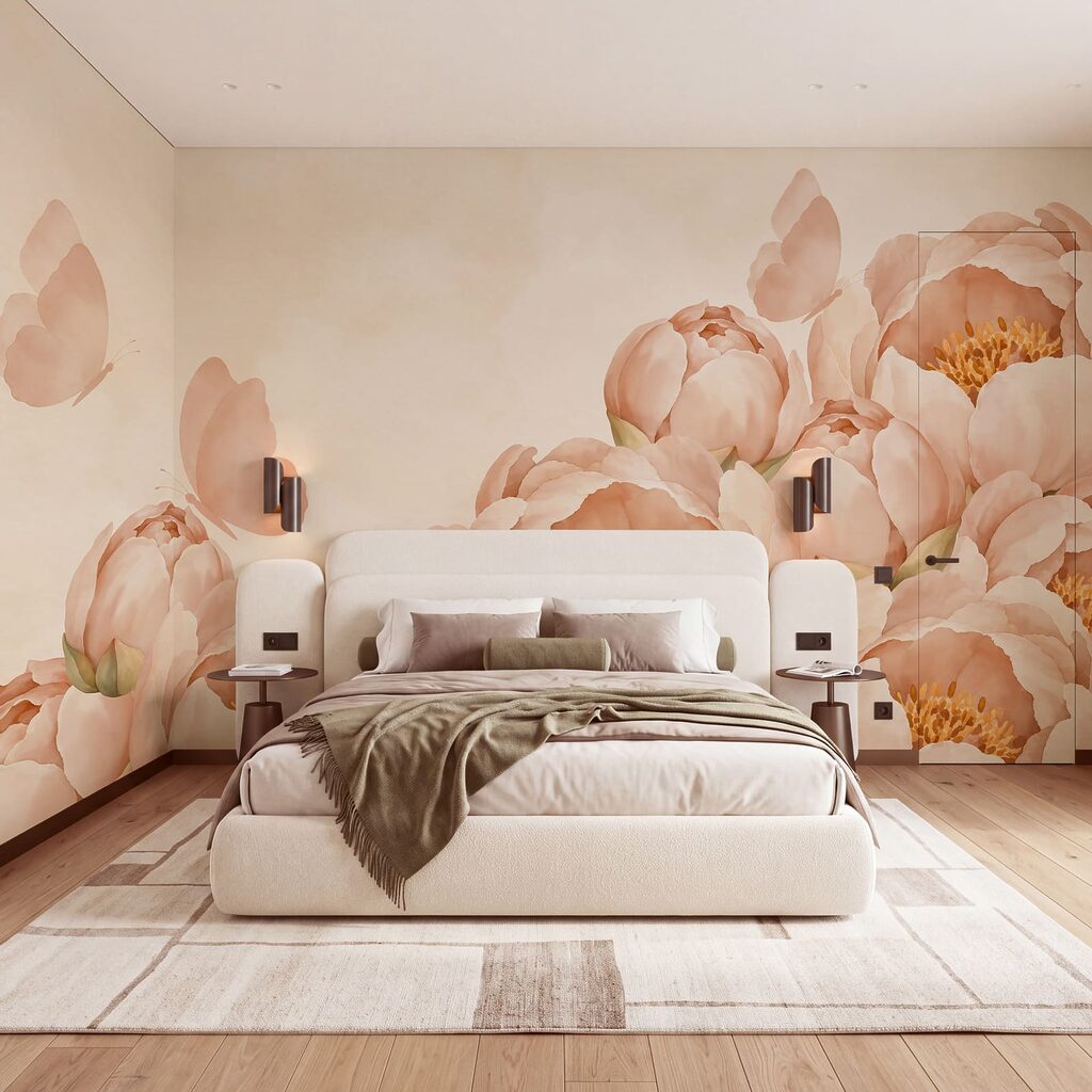 Flori roz pe margini — interior 2