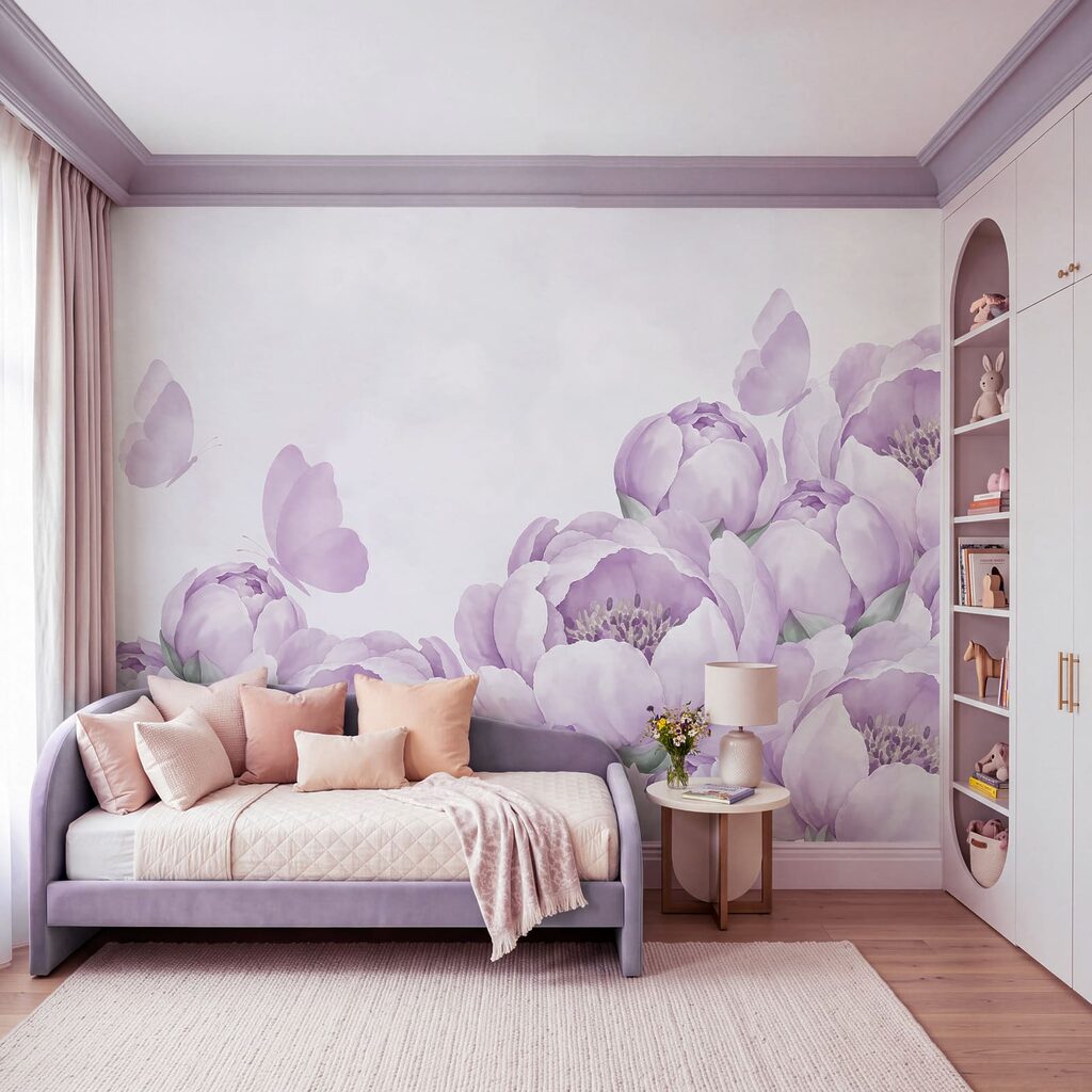 Flori roz pe margini — interior 4