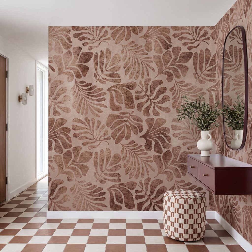 Frunze tropicale ca urme — interior 3