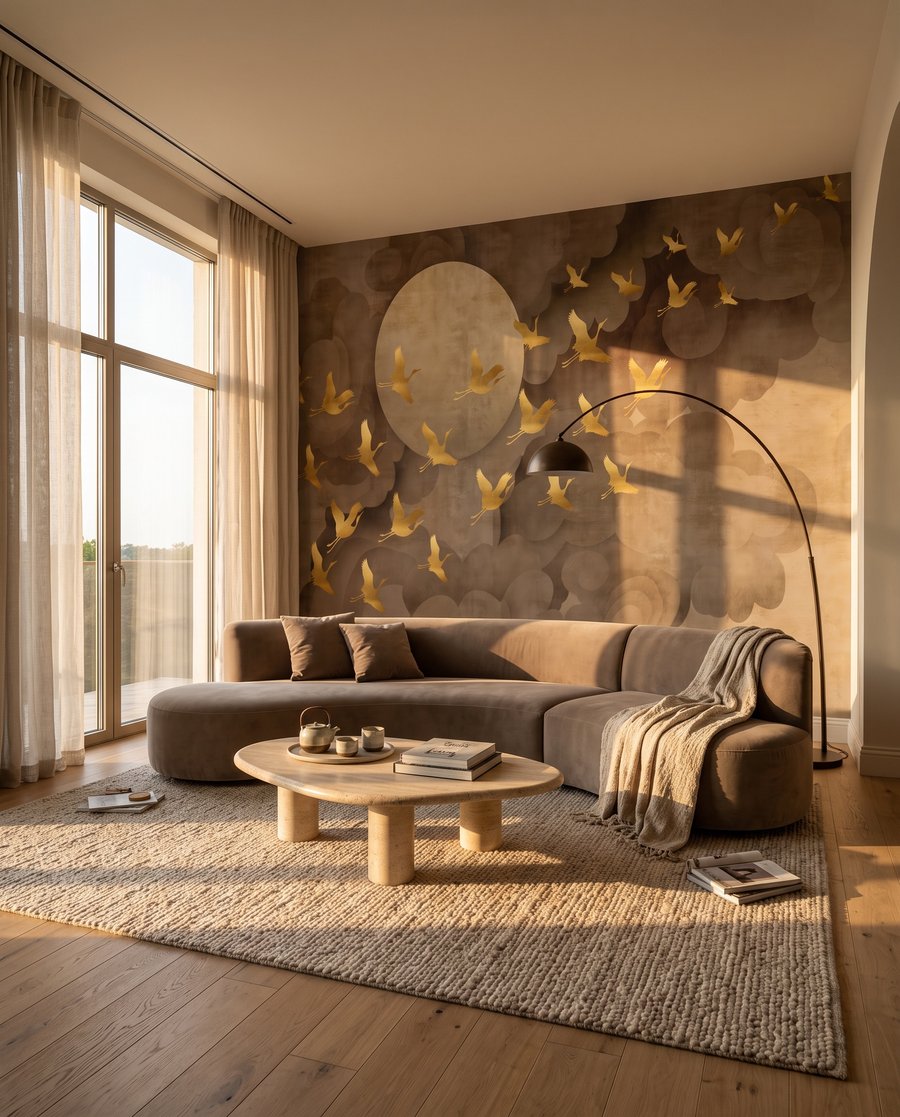 Păsări aurii lângă lună — interior 5