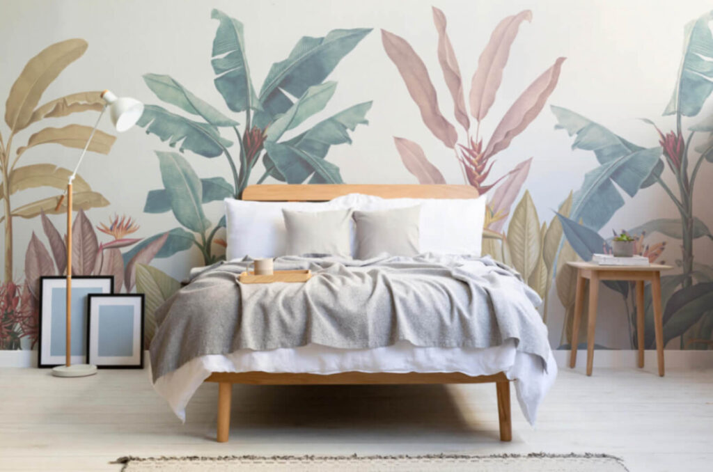 Grădină tropicală în pastel — interior 2