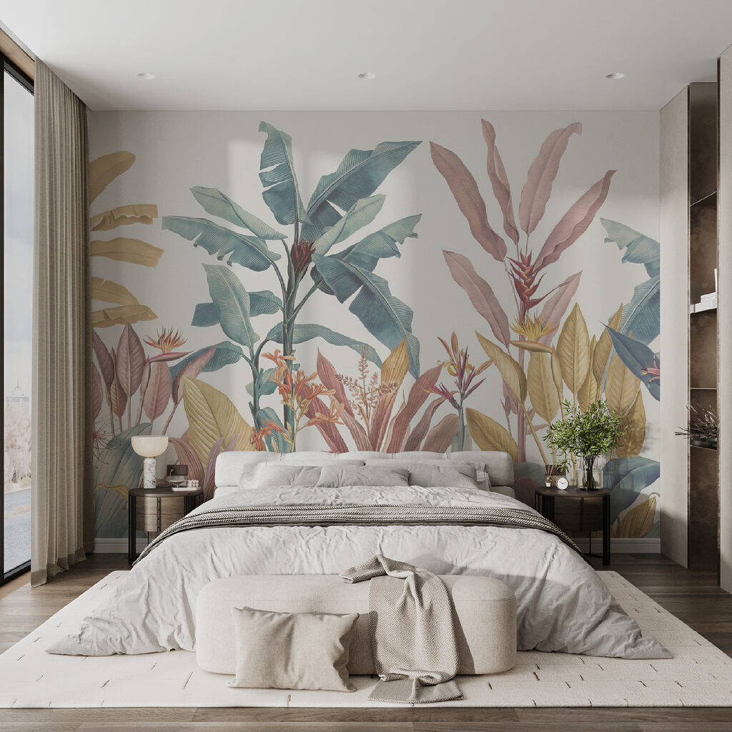 Grădină tropicală în pastel — interior 4